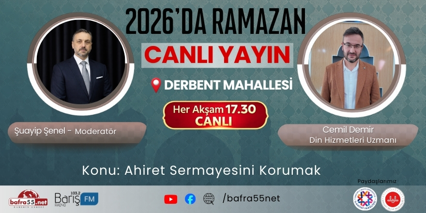 Ramazan Programında Derbent Mahallesi'nde Ahiret Sermayesini Korumak Konuşuluyor!