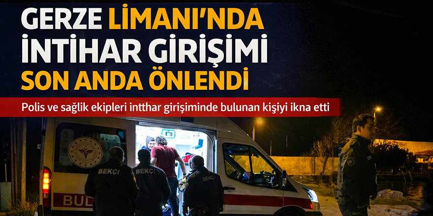 Gerze Limanı’nda İntihar Girişimi Son Anda Önledi