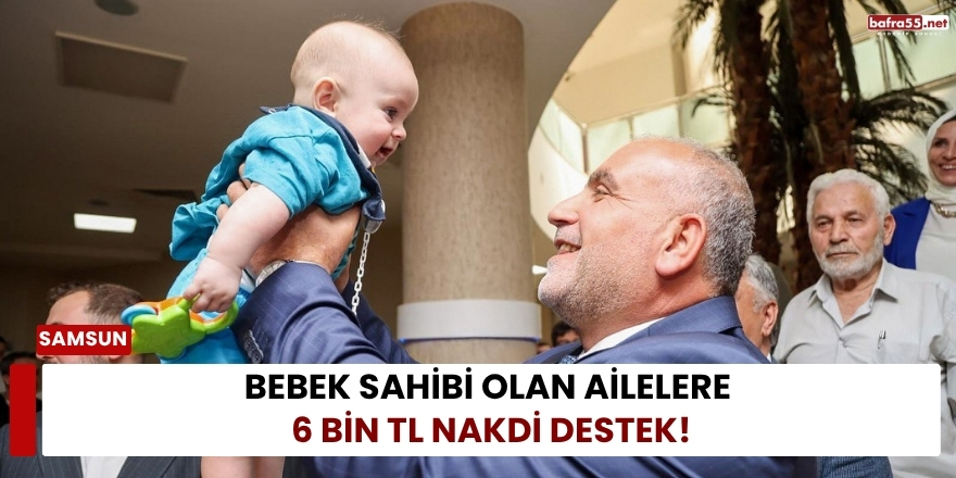 Bebek Sahibi Olan Ailelere 6 Bin TL Nakdi Destek!