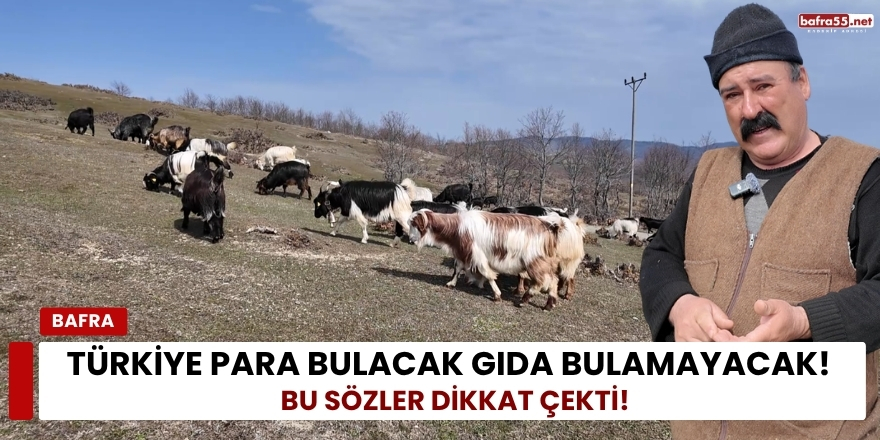 Türkiye Para Bulacak Gıda Bulamayacak! Bu Sözler Dikkat Çekti!