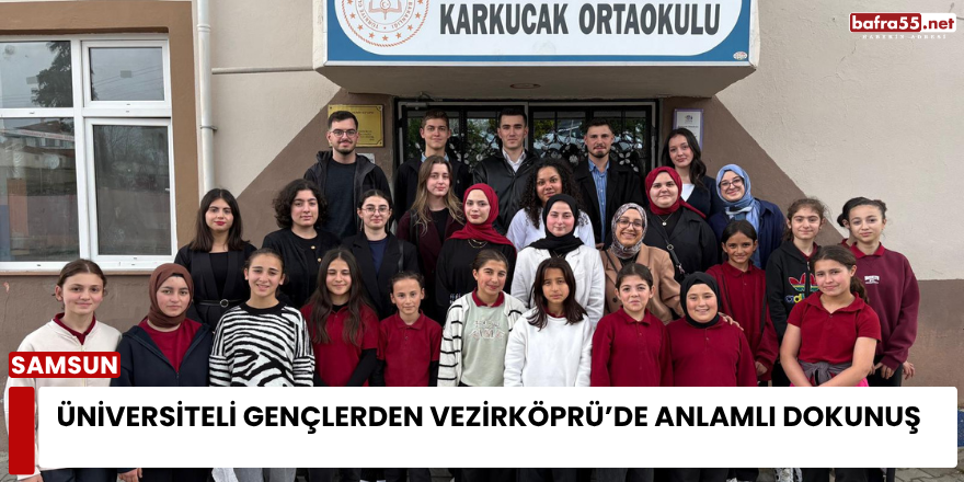Üniversiteli Gençlerden Vezirköprü’de Anlamlı Dokunuş