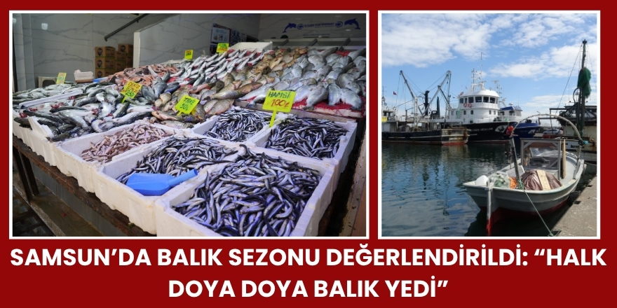 Samsun’da Balık Sezonu Değerlendirildi: “Halk Doya Doya Balık Yedi”