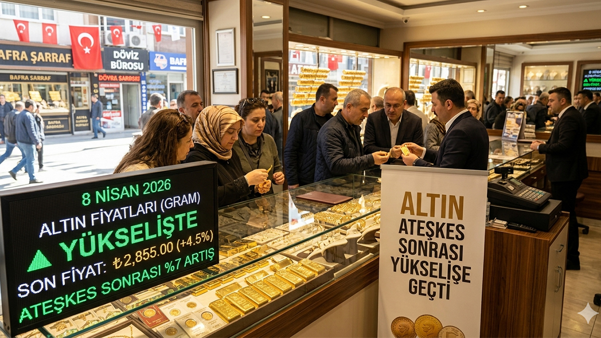 Altın ateşkes sonrası yükselişe geçti