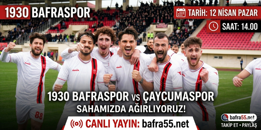 1930 Bafraspor sahasında Çaycumaspor’u ağırlıyor