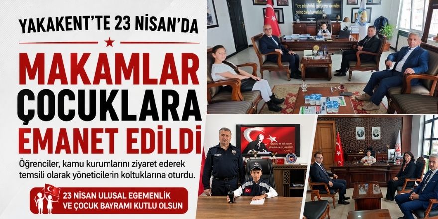 23 Nisan’da Makamlar Çocuklara Emanet Edildi