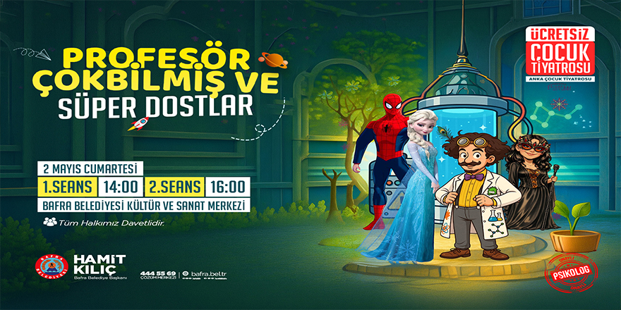 Bafra’da Çocuklar Bu Gösteriyi Kaçırmak İstemeyecek