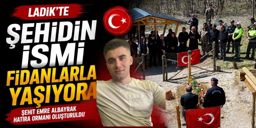 Şehidin İsmi Fidanlarla Yaşıyor