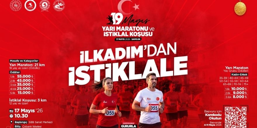 Büyük Ödüllü Maraton İçin Geri Sayım: Samsun 19 Mayıs’a Hazır