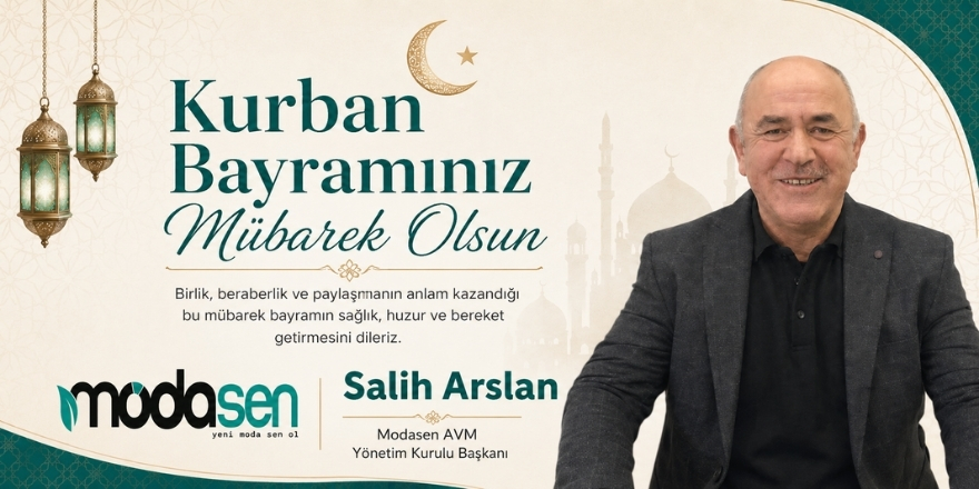 Salih Arslan’dan Bayramda Sağlık ve Mutluluk Temennisi