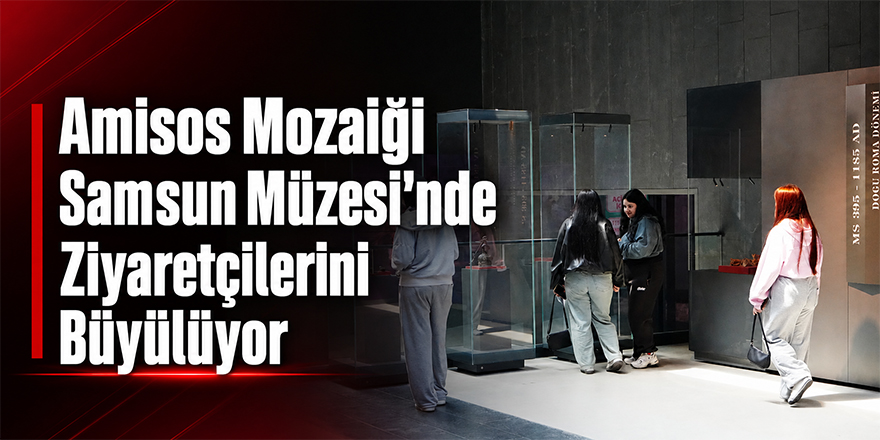 Amisos Mozaiği Samsun Müzesi’nde Ziyaretçilerini Büyülüyor