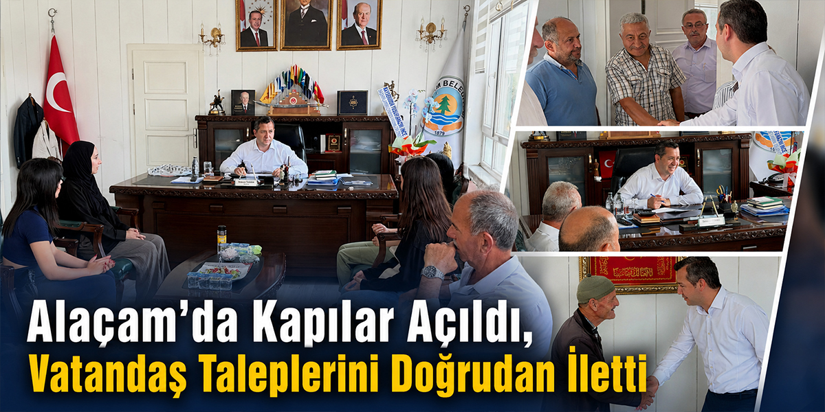 Alaçam'da Kapılar Açıldı, Vatandaş Taleplerini Doğrudan İletti