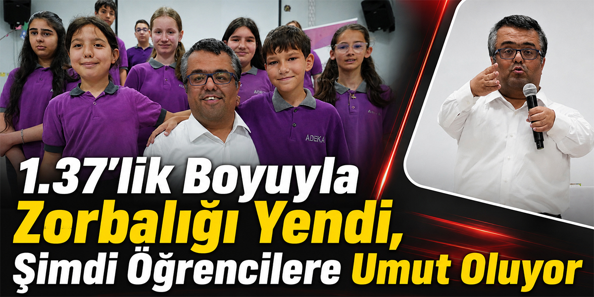 1.37’lik Boyuyla Zorbalığı Yendi, Şimdi Öğrencilere Umut Oluyor