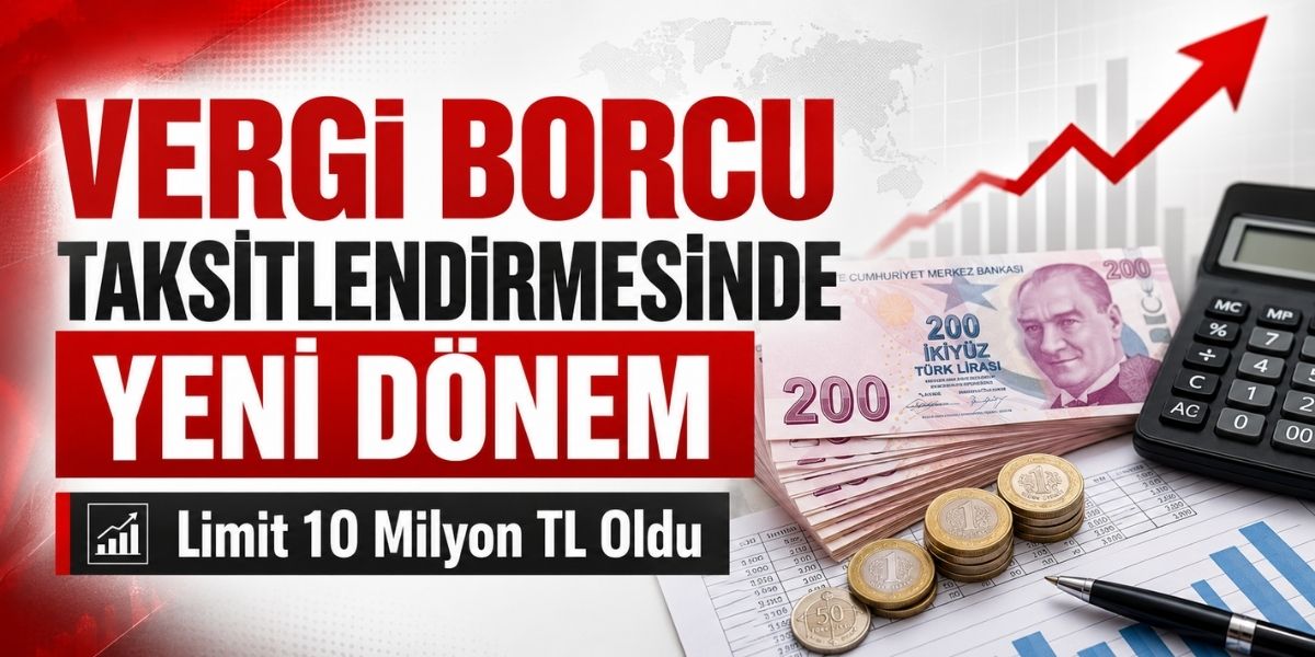 Vergi Borcu Taksitlendirmesinde Yeni Dönem: Limit 10 Milyon TL Oldu