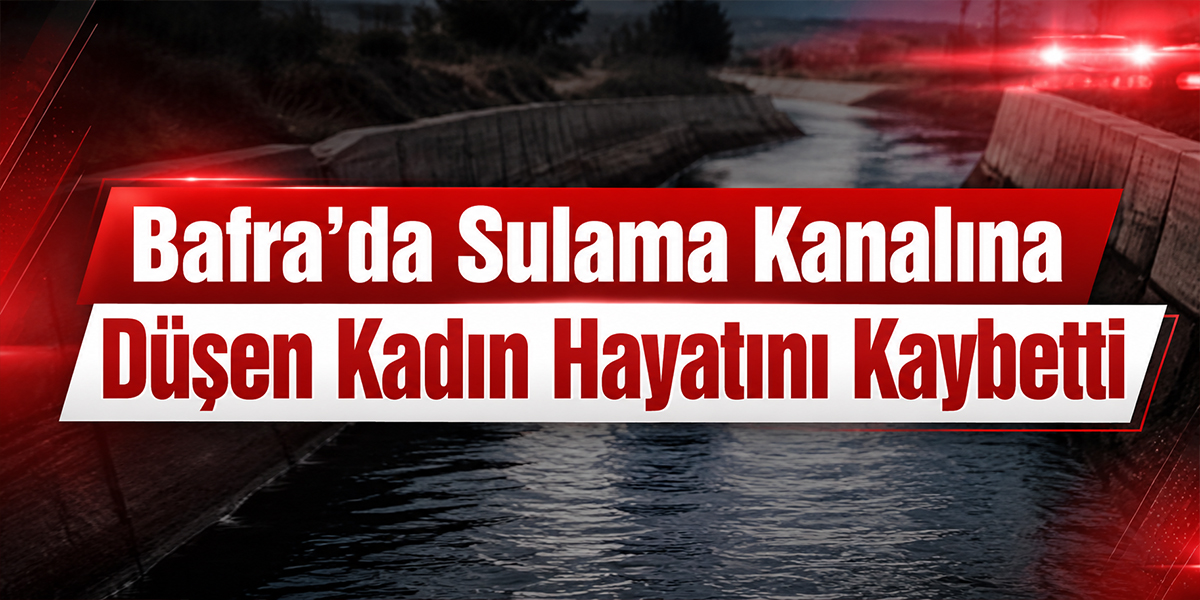 Bafra’da Sulama Kanalına Düşen Kadın Hayatını Kaybetti