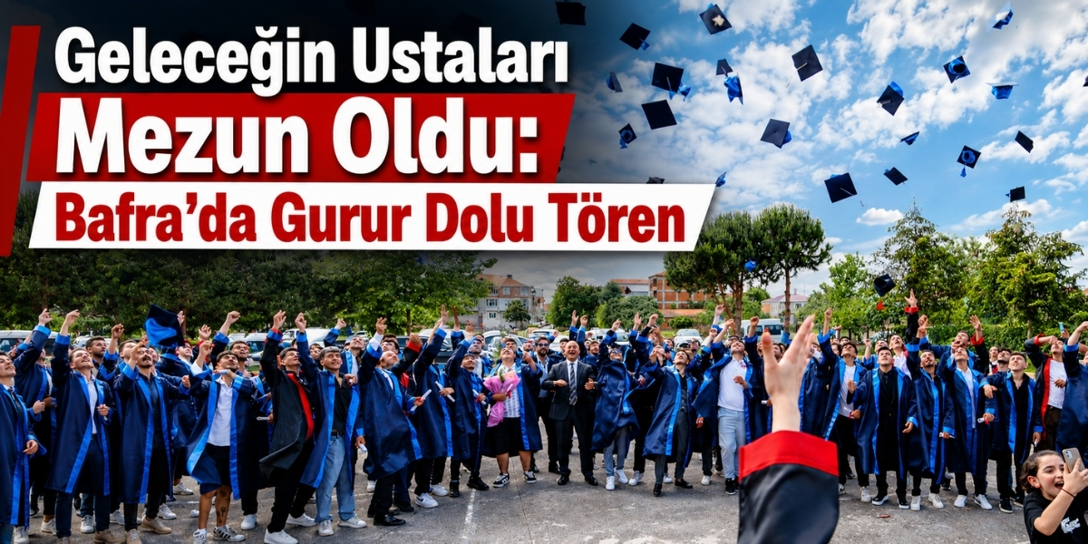 Geleceğin Ustaları Mezun Oldu: Bafra’da Gurur Dolu Tören