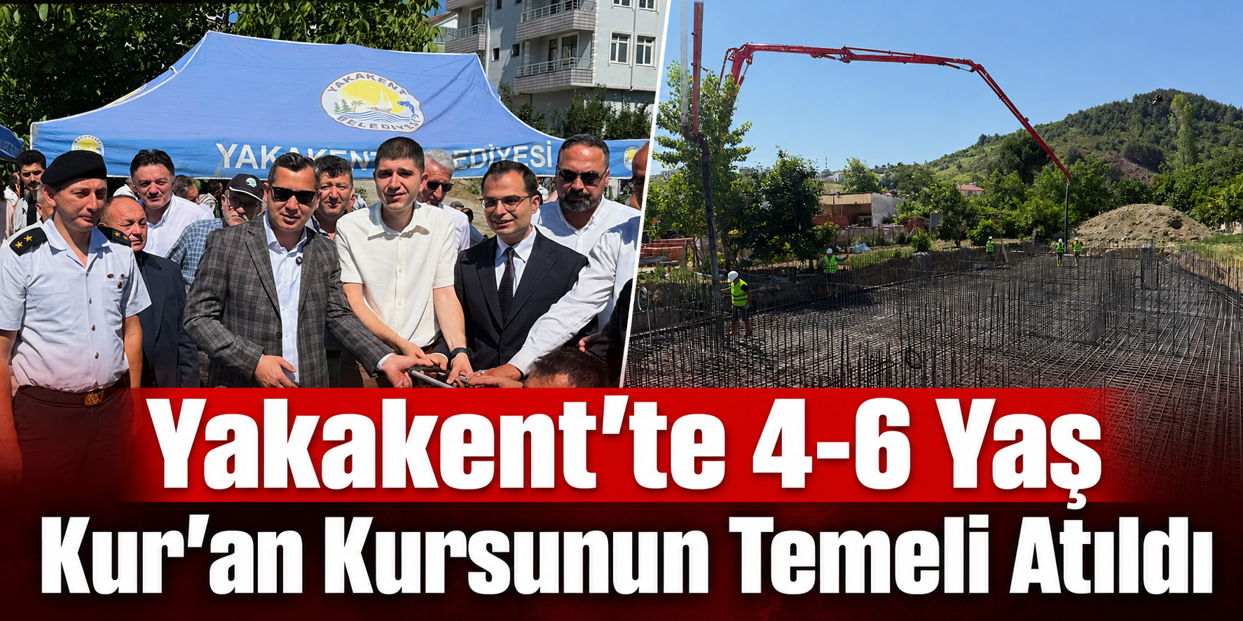 Yakakent’te 4-6 Yaş Kur’an Kursunun Temeli Atıldı
