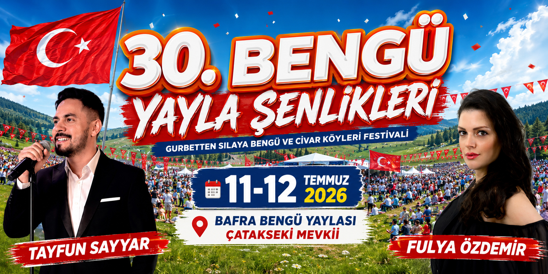 30. Bengü Yayla Şenlikleri 11-12 Temmuz’da Düzenlenecek