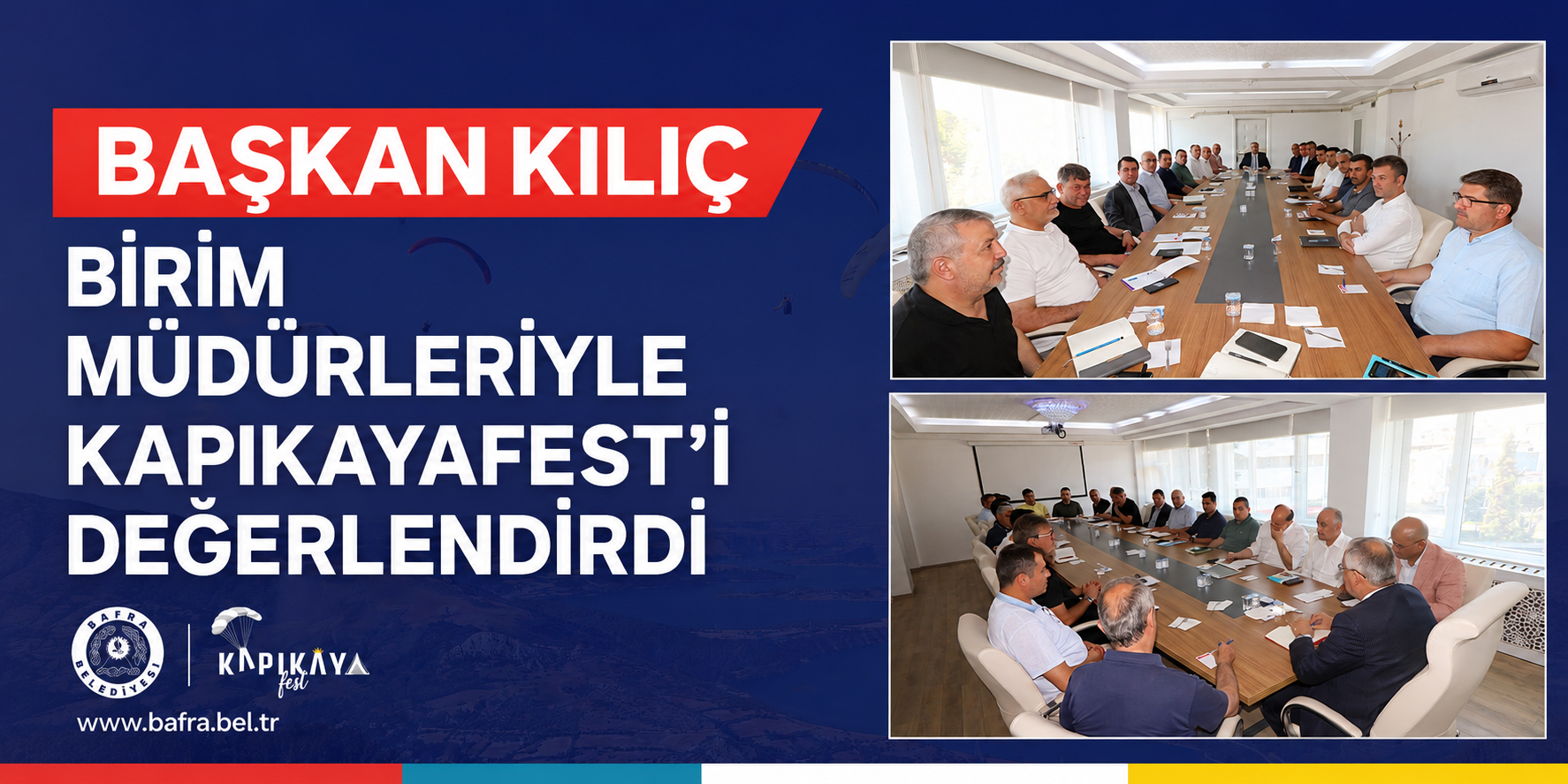 Kapıkaya Festivali Öncesi Bafra’da Hazırlıklar Hız Kazandı
