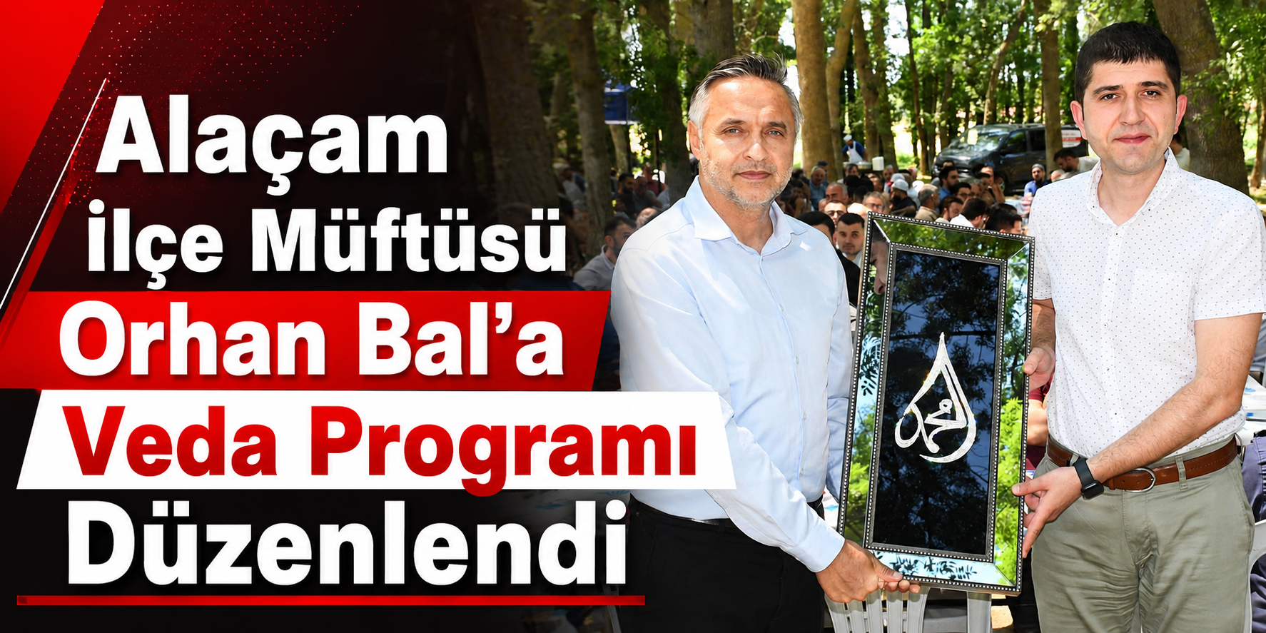 Alaçam İlçe Müftüsü Orhan Bal’a Veda Programı Düzenlendi