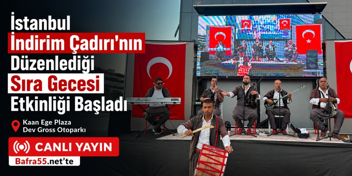 İstanbul İndirim Çadırı’nda Sıra Gecesi Coşkusu Başladı