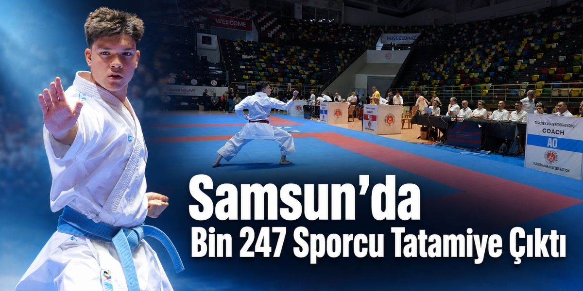 Samsun’da Bin 247 Sporcu Tatamiye Çıktı