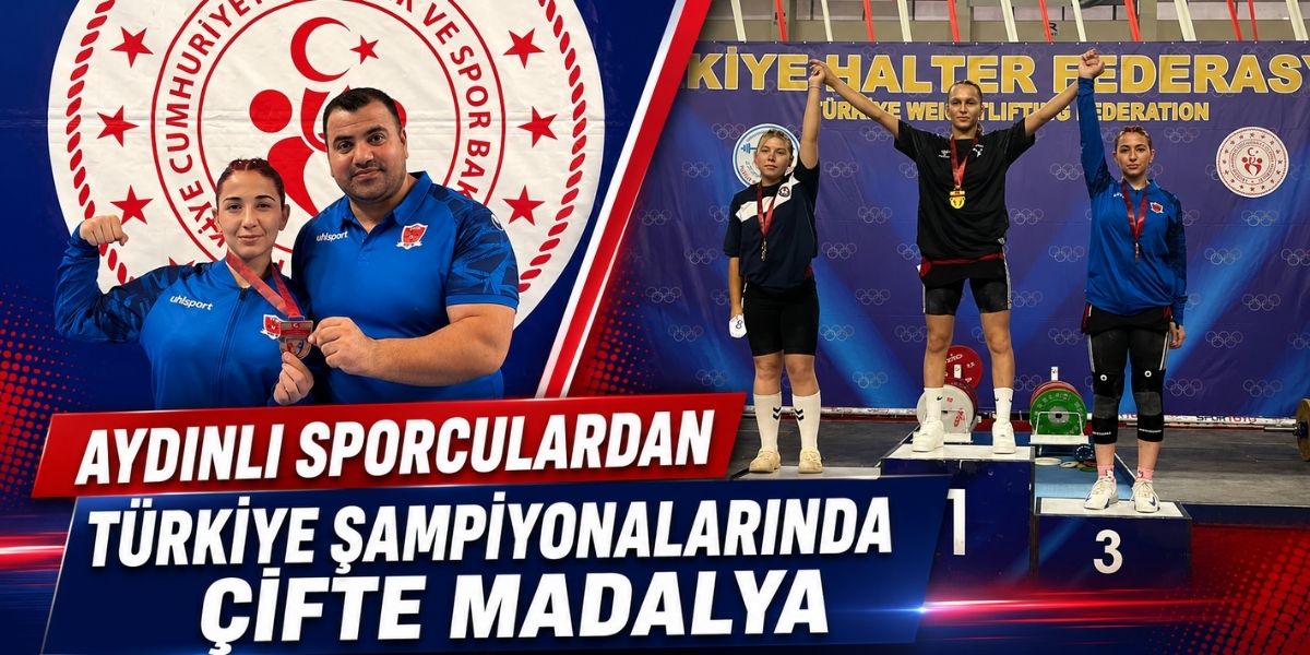 Aydınlı Sporculardan Türkiye Şampiyonalarında Çifte Madalya