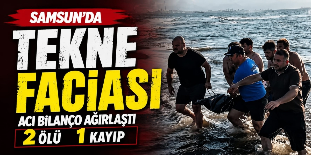 Samsun'da Tekne Faciası: Acı Bilanço Ağırlaştı, 2 Ölü 1 Kayıp