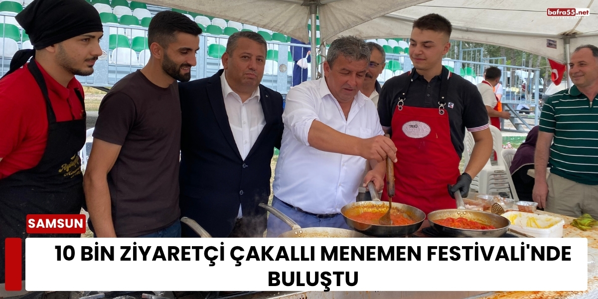 Çakallı Menemeni Festivali'ne 10 Bin Kişi Akın Etti