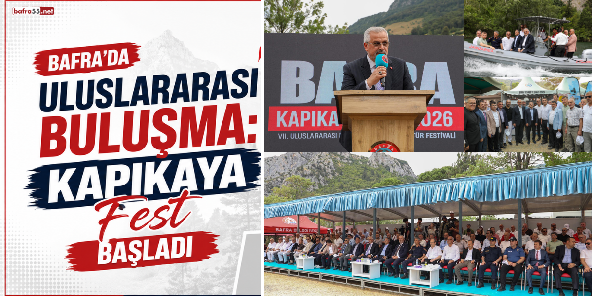 Bafra’da Uluslararası Buluşma: KapıkayaFest Başladı
