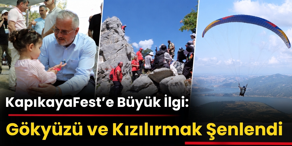 KapıkayaFest’e Büyük İlgi: Gökyüzü ve Kızılırmak Şenlendi