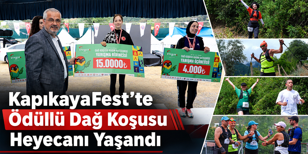 KapıkayaFest’te Ödüllü Dağ Koşusu Heyecanı Yaşandı
