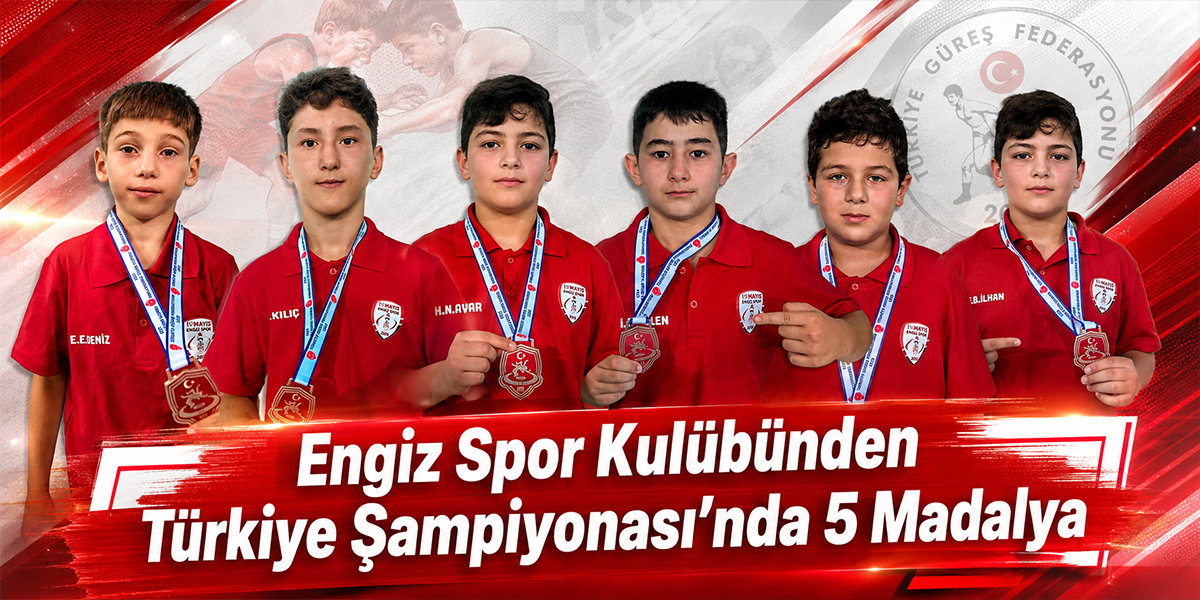 Engiz Spor Kulübünden Türkiye Şampiyonası’nda 5 Madalya