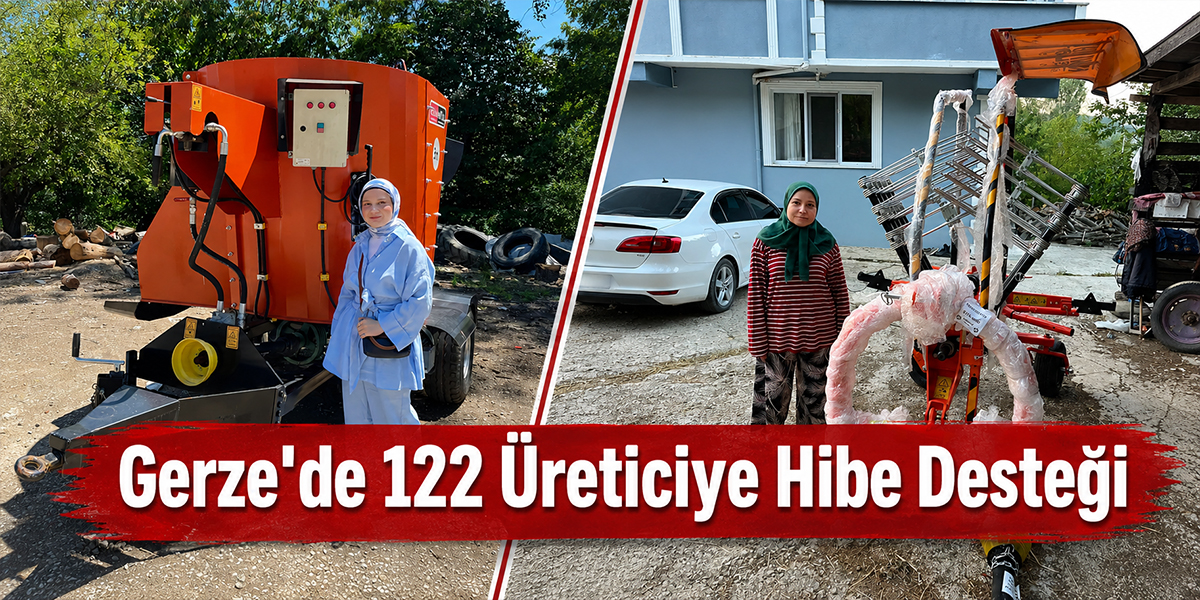 Gerze’de 122 Üreticiye Hibe Desteği