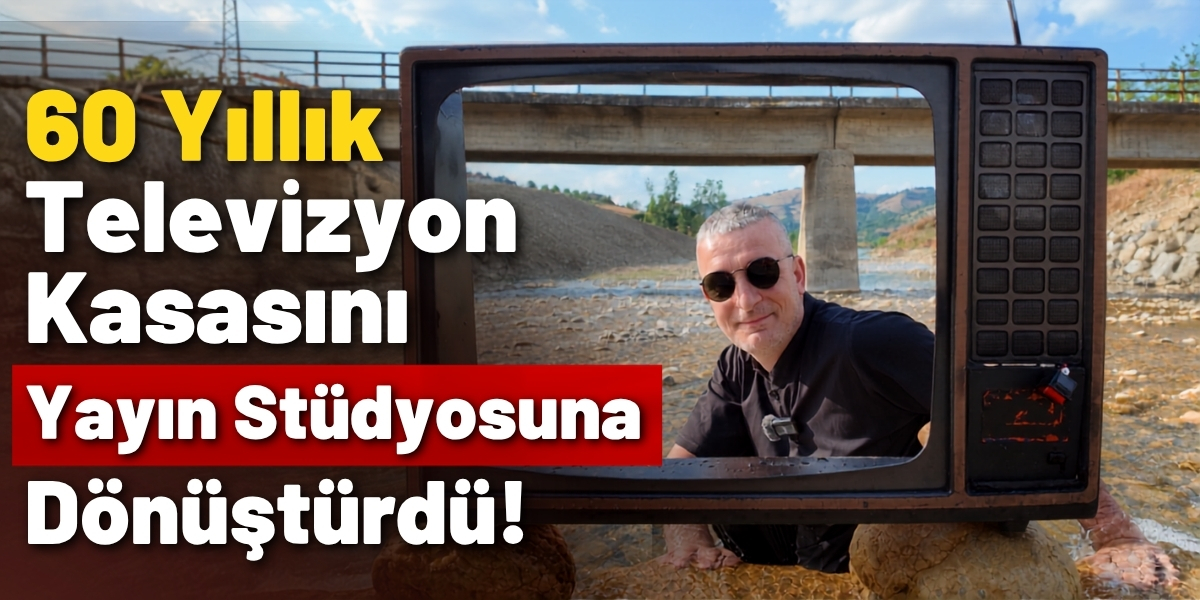60 Yıllık Televizyon Kasasını Yayın Stüdyosuna Dönüştürdü!
