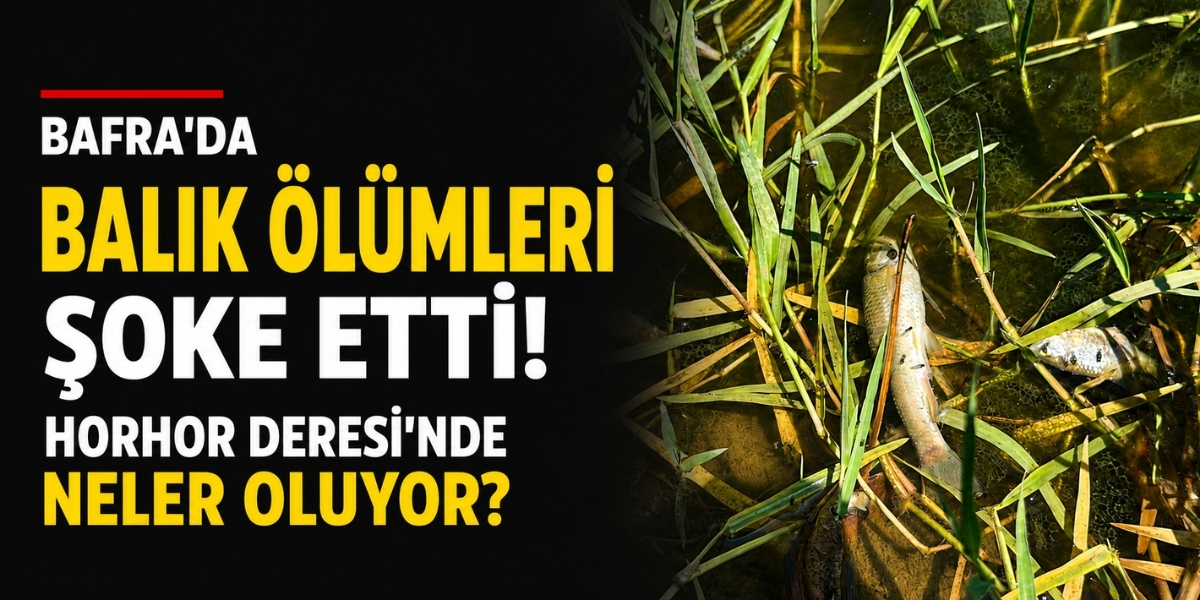 Bafra’da Balık Ölümleri Şoke Etti: Horhor Deresi’nde Neler Oluyor?