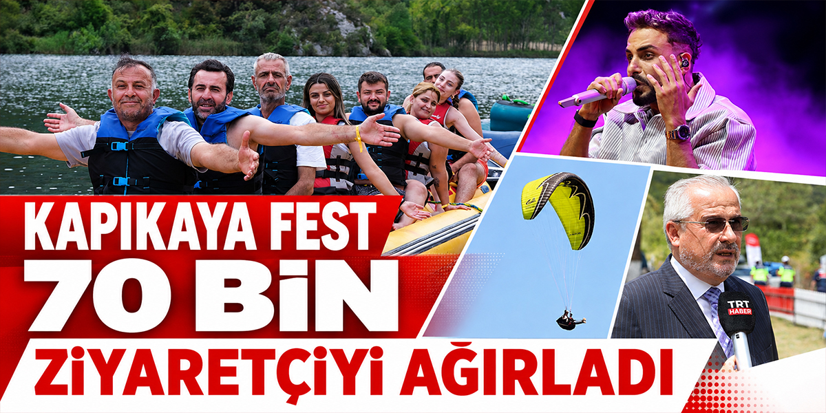 Kapıkaya Fest 70 Bin Ziyaretçiyi Ağırladı