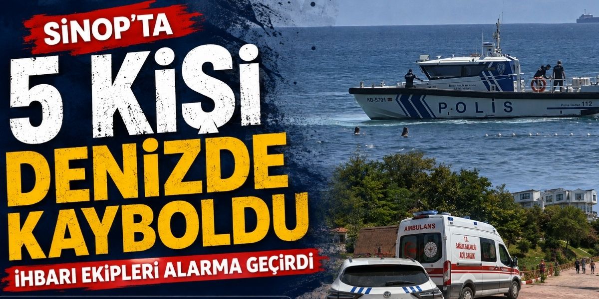 Sinop’ta 5 Kişi Denizde Kayboldu İhbarı Ekipleri Alarma Geçirdi