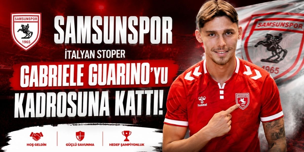 Samsunspor, İtalyan Stoper Gabriele Guarino’yu Kadrosuna Kattı