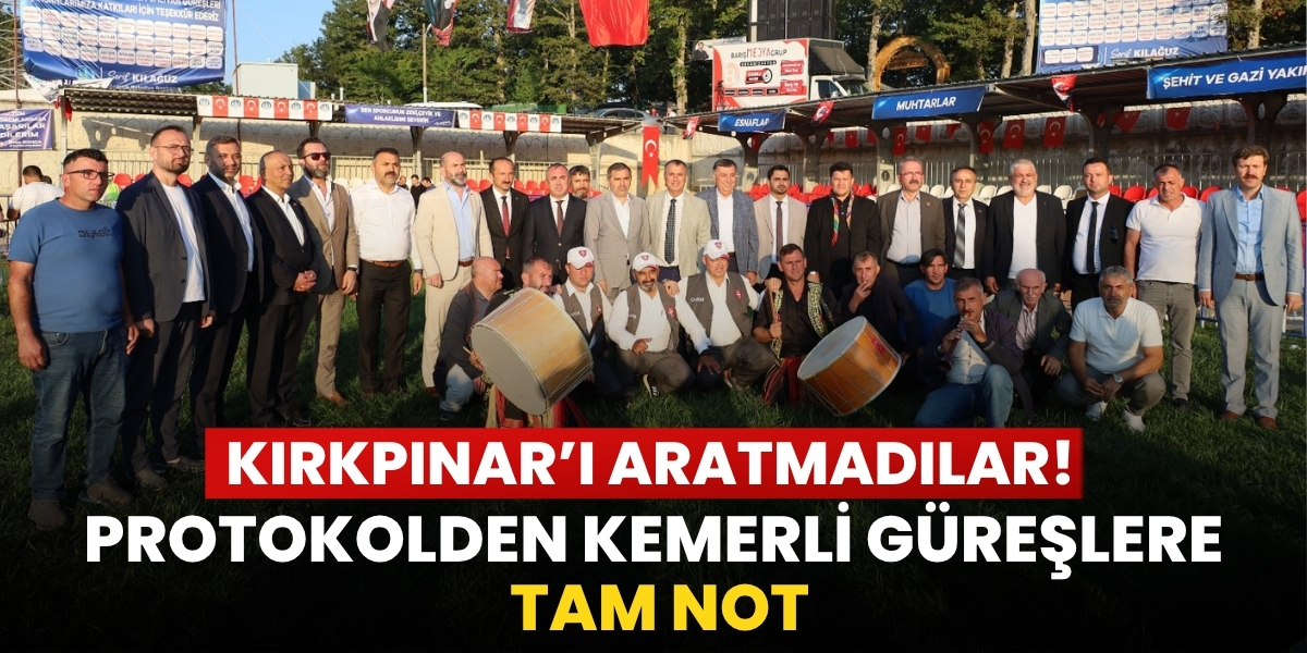 Kırkpınar’ı Aratmadılar! Protokolden Kemerli Güreşlere Tam Not
