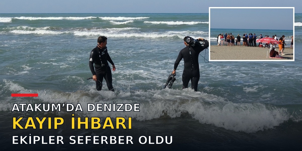 Atakum’da Denizde Kayıp İhbarı: Ekipler Seferber Oldu