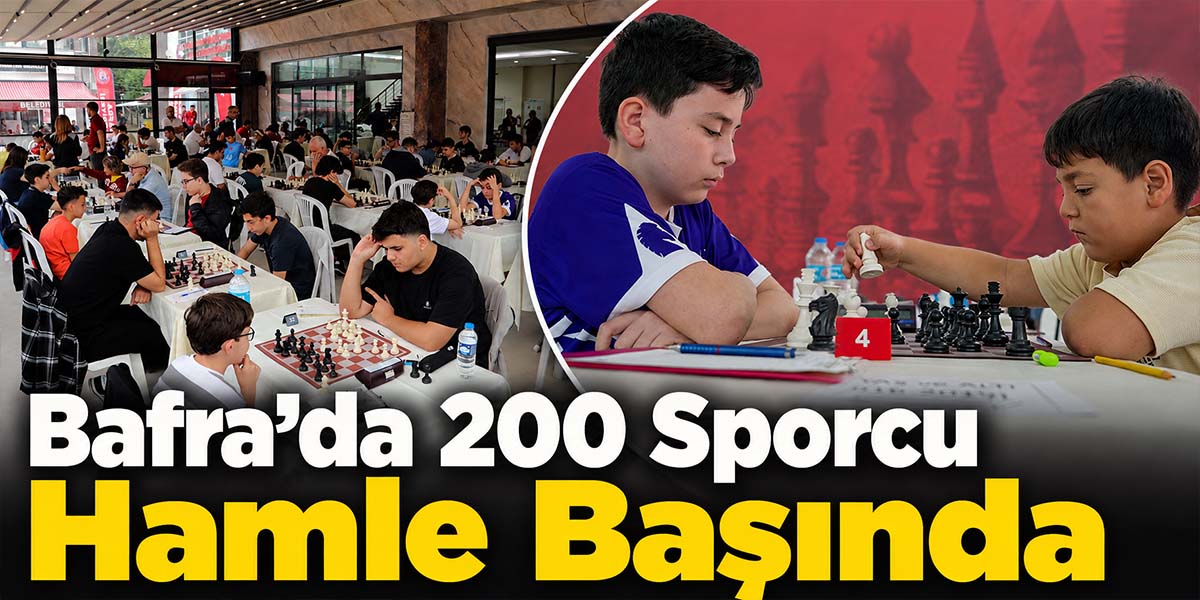 Bafra’da 200 Sporcu Hamle Başında