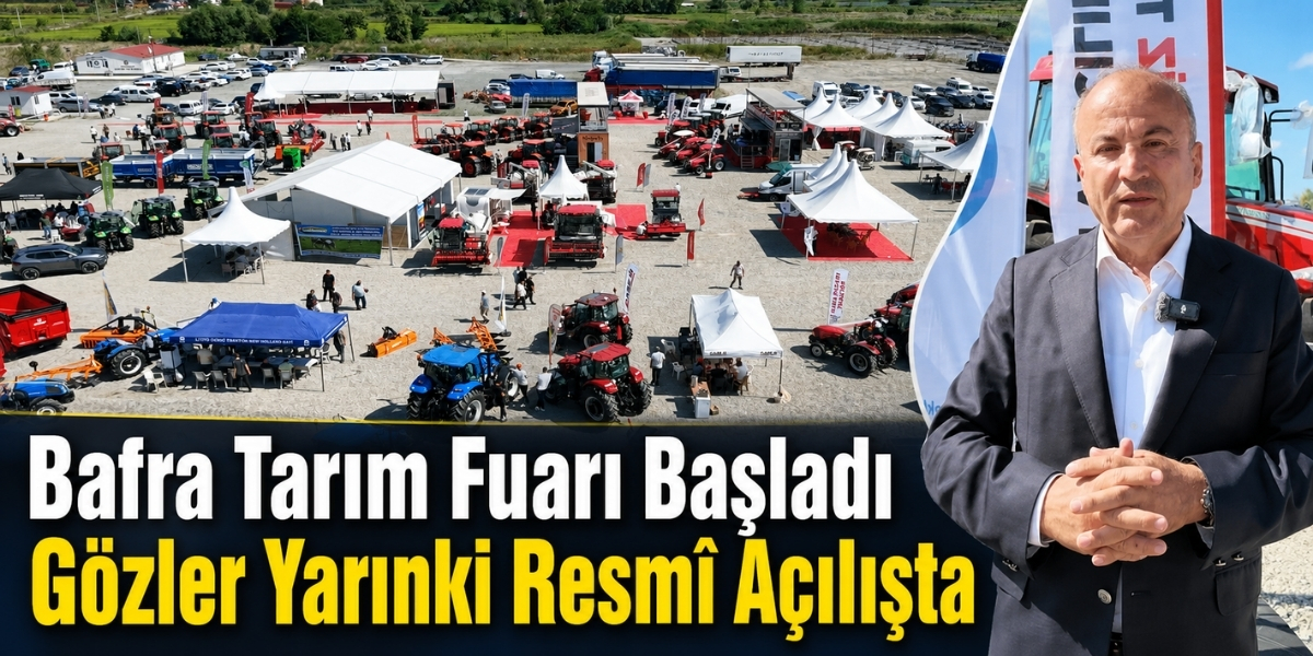 Bafra Tarım Fuarı Başladı Gözler Yarınki Resmî Açılışta