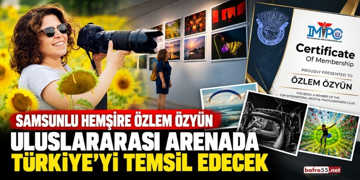 Samsunlu Hemşire Özlem Özyün Uluslararası Arenada Türkiye’yi Temsil Edecek