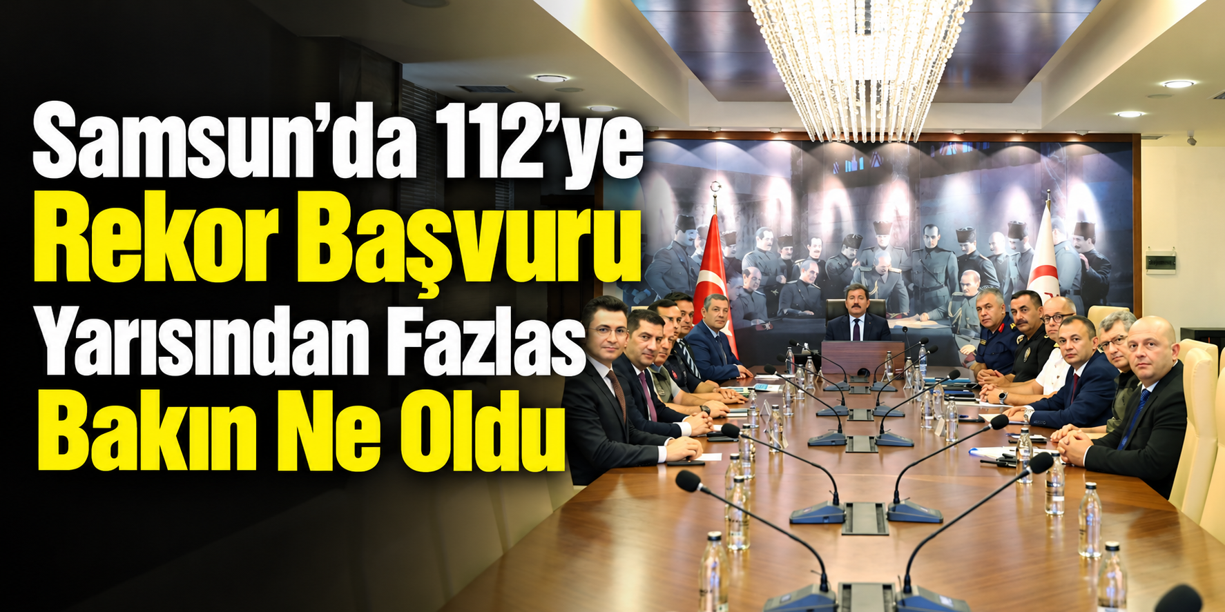 Samsun’da 112’ye Rekor Başvuru Yarısından Fazlası Bakın Ne Oldu