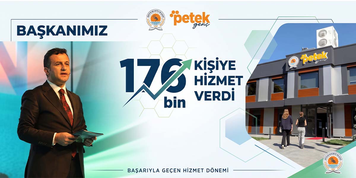 PETEK Genç, 176 bin kişiye hizmet verdi