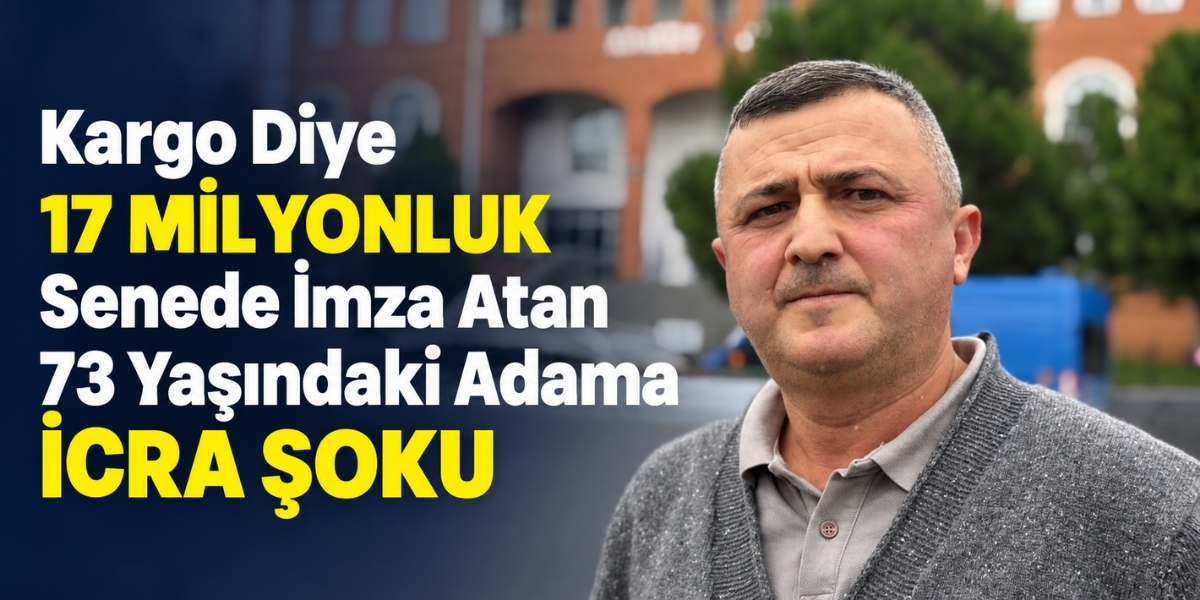Kargo Diye 17 Milyonluk Senede İmza Atan 73 Yaşındaki Adama İcra Şoku