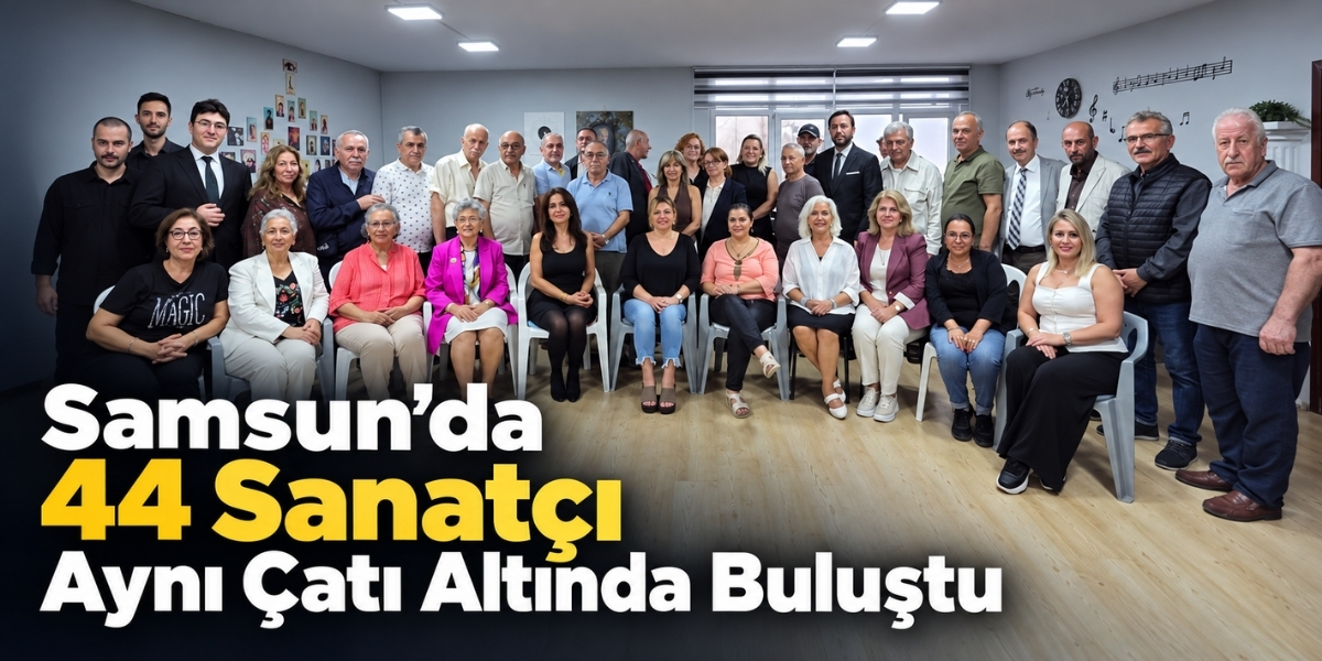 Samsun’da 44 Sanatçı Aynı Çatı Altında Buluştu