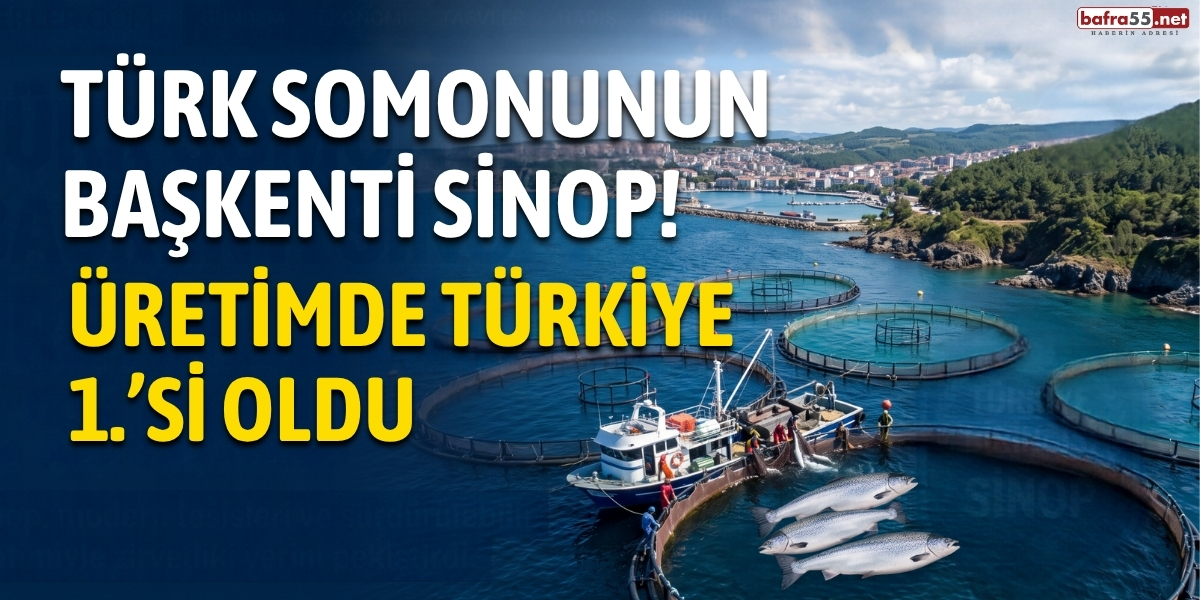 Türk Somonunun Başkenti Sinop! Üretimde Türkiye 1.’si Oldu