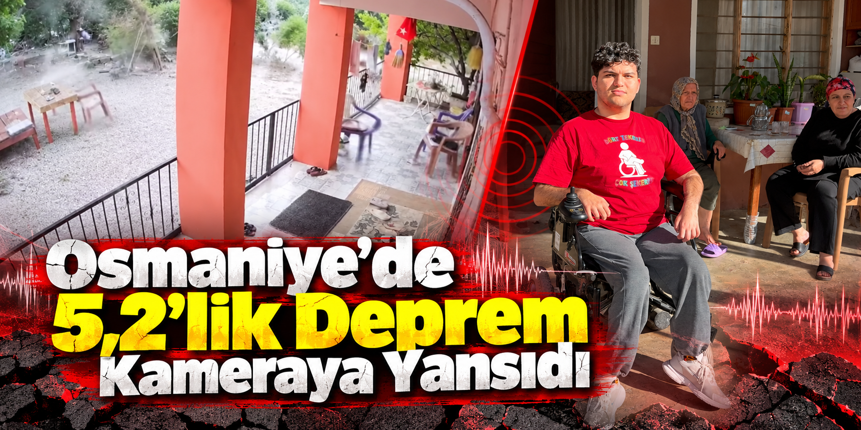 Osmaniye’de 5,2’lik Deprem Kameraya Yansıdı
