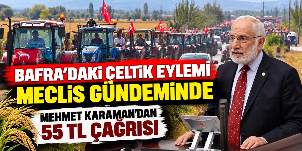 Bafra’daki Çeltik Eylemi Meclis Gündeminde